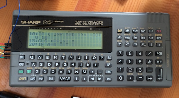 ポケットコンピュータPC-G805 ポケコン